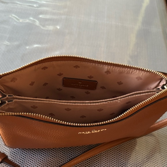 Kate Spade Tan Leather Crossbody Bag - Picture 3 of 4
